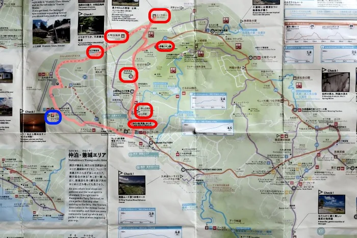 久米島のサイクリングコース